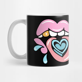 Mouth heart Mug